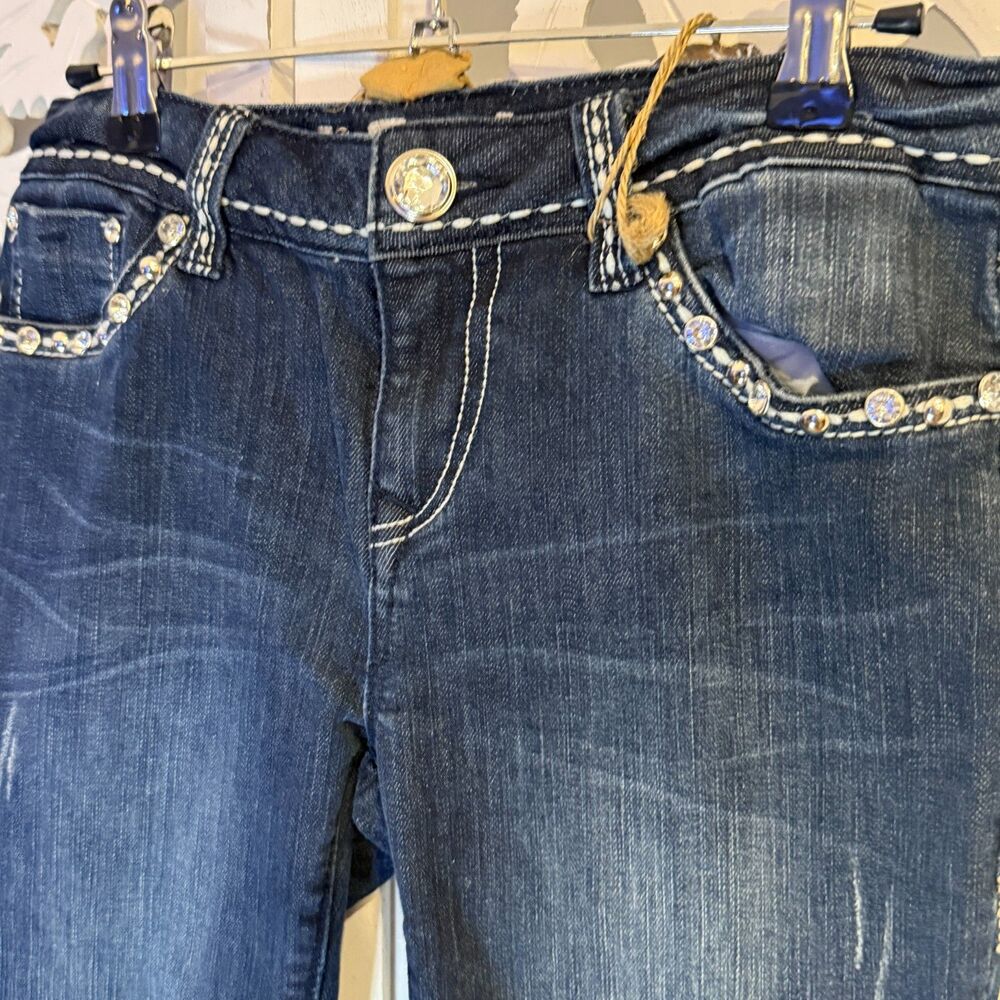 NWT LA Idol Jeans 31 X 18 Cropped leg
